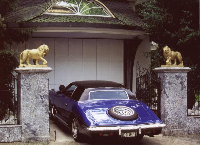 Stutz Blackhawk 1974, rear