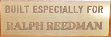 Ralph Reedman plate